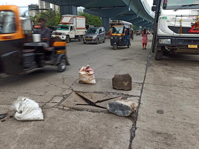 Change the 'cover' of the manhole on the road, the anger of the citizens of Mumbai on Twitter for BMC | रस्त्यावरील मेनहोलचे 'झाकण' बदला, मुंबईतील नागरिकांचा ट्विटरवरुन संताप Change the 'cover' of the manhole on the road, the anger of the citizens of Mumbai on Twitter for BMC | रस्त्यावरील मेनहोलचे 'झाकण' बदला, मुंबईतील नागरिकांचा ट्विटरवरुन संताप
