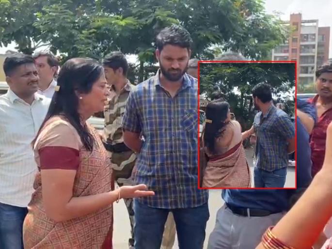 First the ear opening, then Slapped officer; MLA Geeta Jain angry with officer of municiple corporation | आधी कानउघाडणी, मग कानाखाली लगावली; आमदार गीता जैन यांचा अभियंत्याला हिसका