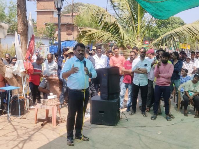 Closed in Hanjuna due to action on construction in coastal areas | किनारी भागातील बांधकामावरील कारवाईच्या निषेधार्थ हणजुणात बंद Closed in Hanjuna due to action on construction in coastal areas | किनारी भागातील बांधकामावरील कारवाईच्या निषेधार्थ हणजुणात बंद