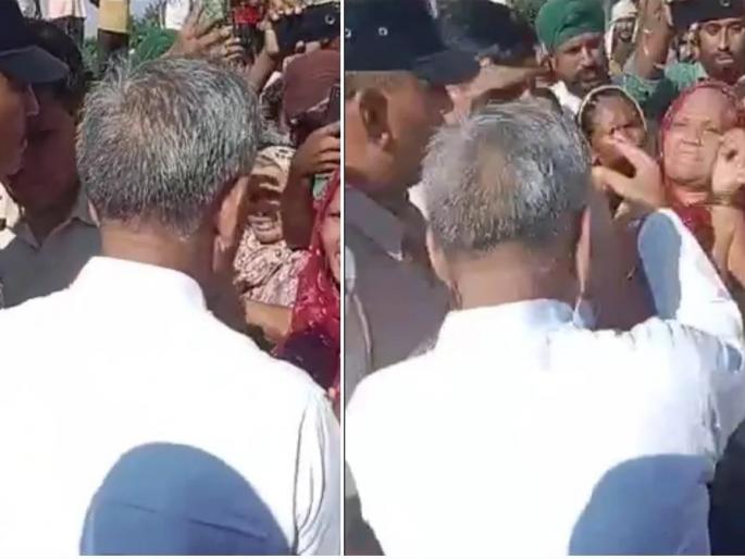 MLA slapped, crime against 50 people in haryana | महिलेकडून आमदाराला थप्पड, ५० जणांविरुद्ध गुन्हा MLA slapped, crime against 50 people in haryana | महिलेकडून आमदाराला थप्पड, ५० जणांविरुद्ध गुन्हा