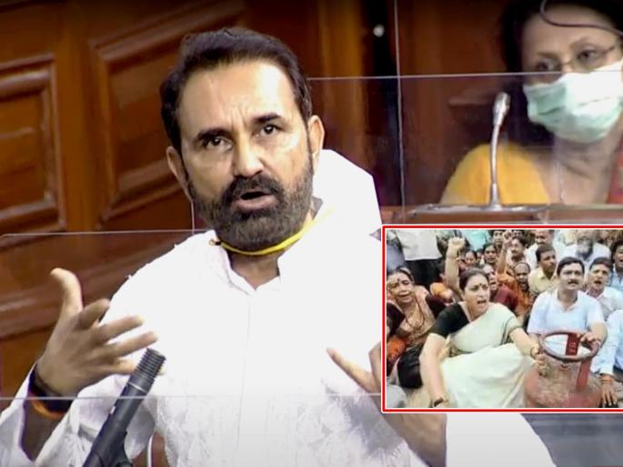 Inflation: Women used to board the tank when the cylinder was Rs 400, MP's powerful speech in Parliament Shaktisinh gohil | Inflation: सिलेंडर 400 रुपये असताना एक महिला टाकीवर चढायच्या, काँग्रेस खासदाराचं दमदार भाषण Inflation: Women used to board the tank when the cylinder was Rs 400, MP's powerful speech in Parliament Shaktisinh gohil | Inflation: सिलेंडर 400 रुपये असताना एक महिला टाकीवर चढायच्या, काँग्रेस खासदाराचं दमदार भाषण