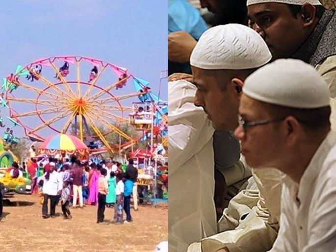 Muslim shops banned in front of temples, new controversy in Karnataka over banner flashes | मंदिरांसमोरील जत्रेत मुस्लीम दुकानांना बंदी, बॅनर झळकल्याने कर्नाटकात नवा वाद Muslim shops banned in front of temples, new controversy in Karnataka over banner flashes | मंदिरांसमोरील जत्रेत मुस्लीम दुकानांना बंदी, बॅनर झळकल्याने कर्नाटकात नवा वाद