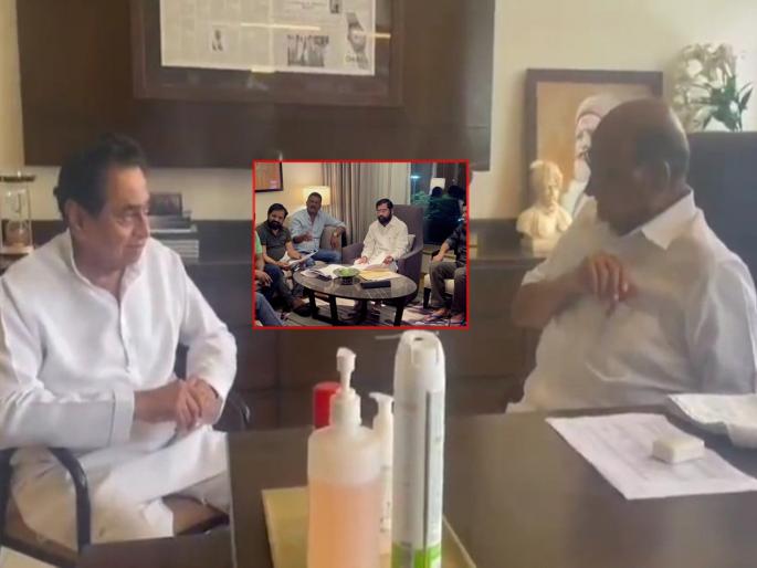 "Those who could not save their own government, went to Maharashtra," Kamal Nath scoffed by bjp shivrajsingh chauhan | "जे स्वत:चं सरकार वाचवू शकले नाहीत, ते महाराष्ट्रात गेले", कमलनाथांची उडवली खिल्ली "Those who could not save their own government, went to Maharashtra," Kamal Nath scoffed by bjp shivrajsingh chauhan | "जे स्वत:चं सरकार वाचवू शकले नाहीत, ते महाराष्ट्रात गेले", कमलनाथांची उडवली खिल्ली