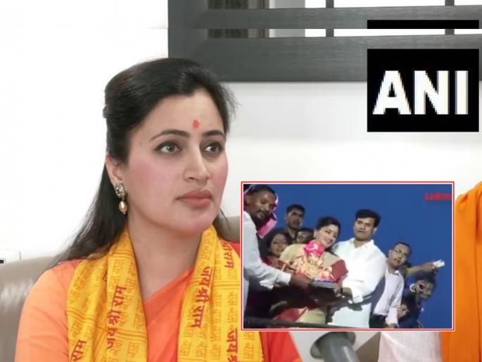 Video: Bappa's idol thrown from a height during immersion, Navneetha Rana's video goes viral | Video: विसर्जनावेळी उंचावरुन फेकली बाप्पांची मूर्ती, नवनीत राणांचा व्हिडिओ व्हायरल Video: Bappa's idol thrown from a height during immersion, Navneetha Rana's video goes viral | Video: विसर्जनावेळी उंचावरुन फेकली बाप्पांची मूर्ती, नवनीत राणांचा व्हिडिओ व्हायरल