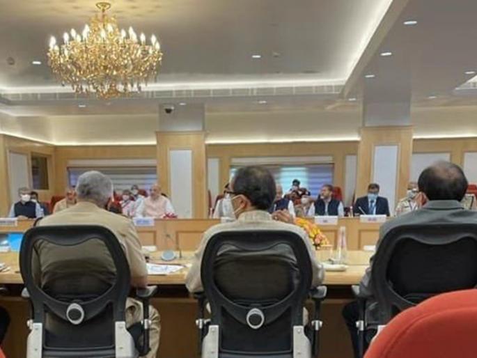 Important meeting of Home Ministers begins in Delhi, Chief Minister and Director General of Police also present | दिल्लीत अमित शहांसोबत महत्त्वाची बैठक सुरू, मुख्यमंत्री ठाकरेंसह पोलीस महासंचालकही हजर