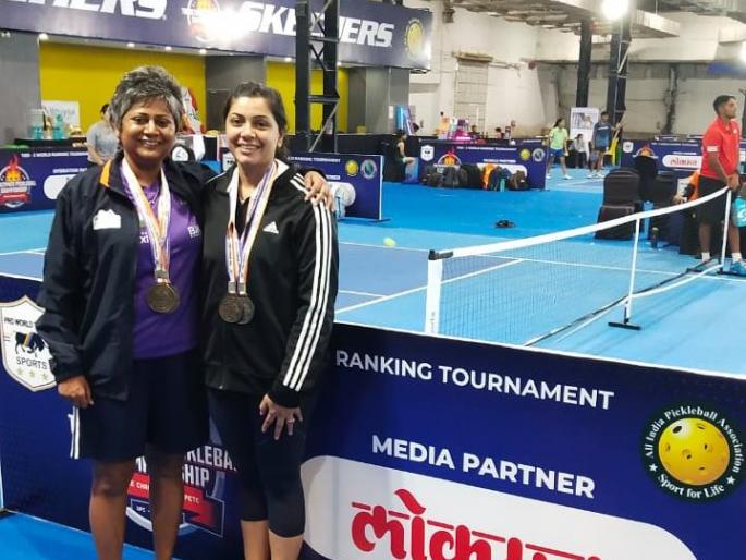 Ultimate Pickleball: Shraddha-Joan strikes gold | अल्टिमेट पिकलबॉल: श्रद्धा-जोआन यांची सुवर्ण कमाई Ultimate Pickleball: Shraddha-Joan strikes gold | अल्टिमेट पिकलबॉल: श्रद्धा-जोआन यांची सुवर्ण कमाई