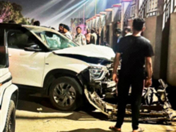 The son of the BJP leader who crushed both of them ignored the dead body | दोघांना चिरडणाऱ्या भाजप नेत्याच्या मुलाने केली मृतदेहाची अवहेलना The son of the BJP leader who crushed both of them ignored the dead body | दोघांना चिरडणाऱ्या भाजप नेत्याच्या मुलाने केली मृतदेहाची अवहेलना