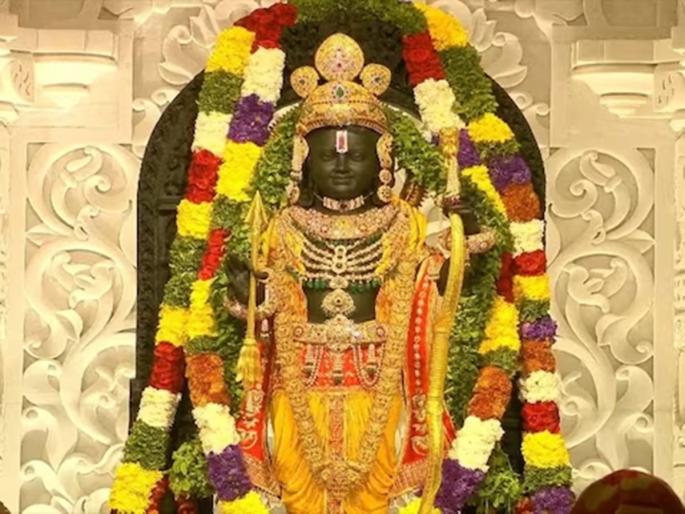 15 kg gold, 18 thousand diamonds and ornaments for ramlala; In 15 days, an impressive statue of ayodhya ram mandir | १५ किलो सोनं, १८ हजार हिरे अन् अलंकार; १५ दिवसांत 'रामलला'चं मनमोहक रूप 15 kg gold, 18 thousand diamonds and ornaments for ramlala; In 15 days, an impressive statue of ayodhya ram mandir | १५ किलो सोनं, १८ हजार हिरे अन् अलंकार; १५ दिवसांत 'रामलला'चं मनमोहक रूप