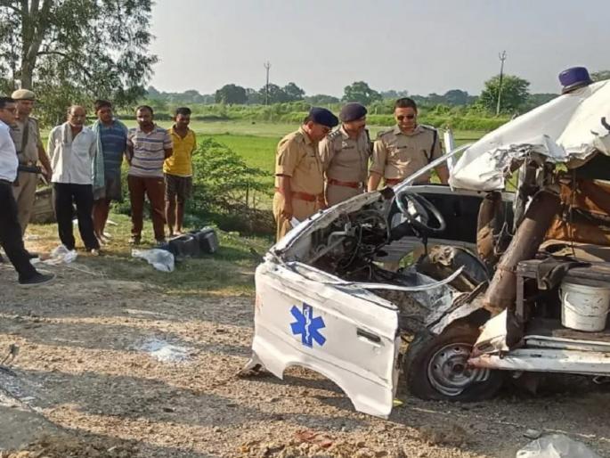 Heartbreaking... Horrific accident while carrying father's body, 3 daughters died along with mother in unnav UP | ह्रदयद्रावक... वडिलांचे पार्थिव घेऊन जाताना भीषण अपघात, आईसह ३ मुलींचा मृत्यू Heartbreaking... Horrific accident while carrying father's body, 3 daughters died along with mother in unnav UP | ह्रदयद्रावक... वडिलांचे पार्थिव घेऊन जाताना भीषण अपघात, आईसह ३ मुलींचा मृत्यू