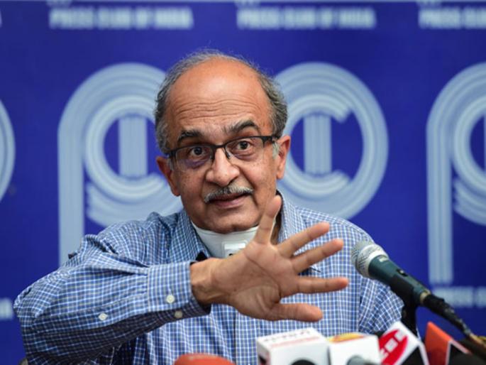 “Corruption through Electoral Bonds; ED has become a gang of criminals'', prashant bhushan | "निवडणूक रोख्यांच्या माध्यमातून भ्रष्टाचार; ईडी बनलीय गुन्हेगारांची टोळी" “Corruption through Electoral Bonds; ED has become a gang of criminals'', prashant bhushan | "निवडणूक रोख्यांच्या माध्यमातून भ्रष्टाचार; ईडी बनलीय गुन्हेगारांची टोळी"