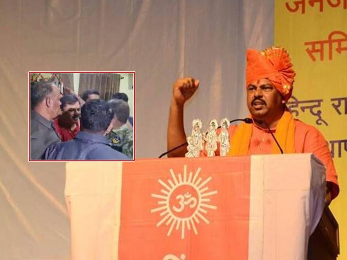 BJP MLA Raja Singh in police custody, 'he' will make controversial statement about mohammad paigamber | भाजप आमदार राजा सिंह पोलिसांच्या ताब्यात, 'ते' वादग्रस्त वक्तव्य भोवणार BJP MLA Raja Singh in police custody, 'he' will make controversial statement about mohammad paigamber | भाजप आमदार राजा सिंह पोलिसांच्या ताब्यात, 'ते' वादग्रस्त वक्तव्य भोवणार