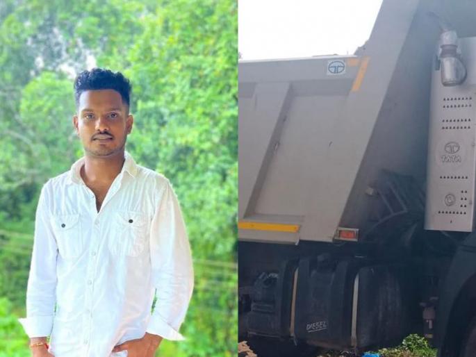 Fatal accident involving two-wheeler and tipper, death of youth | दुचाकी अन् टिप्परचा भीषण अपघात, २३ वर्षीय युवक ठार Fatal accident involving two-wheeler and tipper, death of youth | दुचाकी अन् टिप्परचा भीषण अपघात, २३ वर्षीय युवक ठार