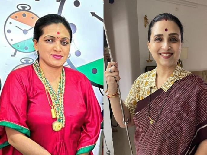 Rupali Thombre: You will put a blue film tomorrow and ask for an answer, Rupali Thombare told Chitra wagh on nana patole | Rupali Thombre: तुम्ही उद्या ब्लू फिल्म टाकून उत्तर मागाल, रुपाली ठोंबरेंनी चित्रा वाघ यांना सुनावलं