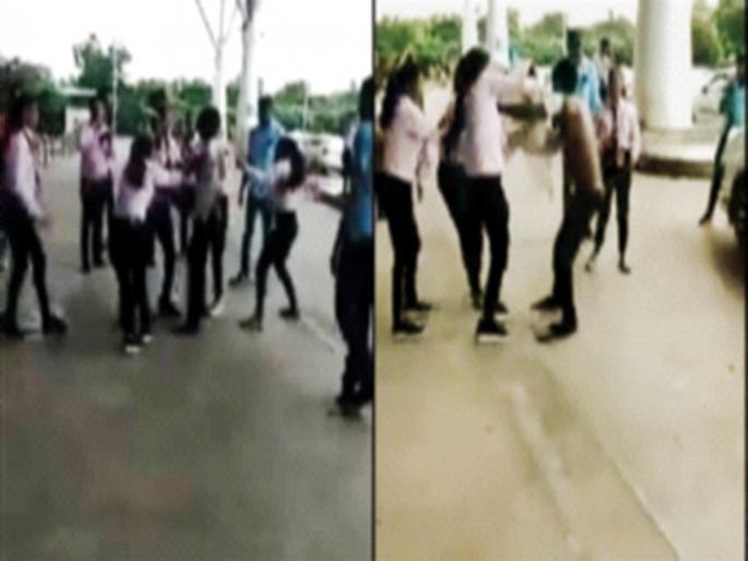 Demanded salary, brutally beaten by young women at airport | पगार मागितला, एअरपोर्टवर तरुणींनी केली बेदम मारहाण Demanded salary, brutally beaten by young women at airport | पगार मागितला, एअरपोर्टवर तरुणींनी केली बेदम मारहाण