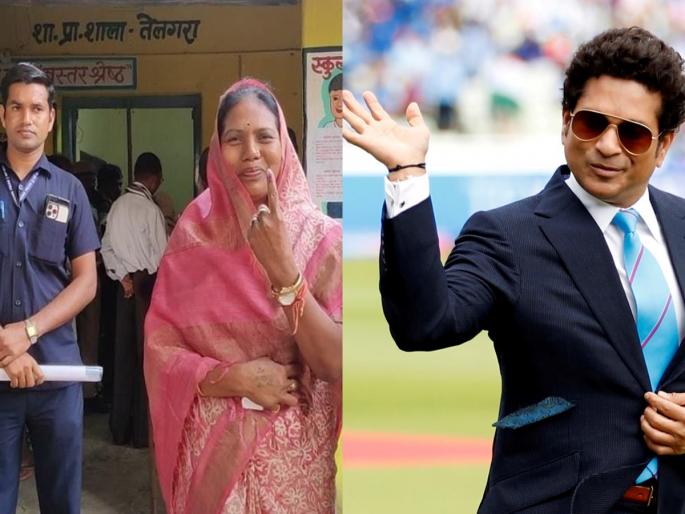 ''Get Out, Vote''; Sachin Tendulkar appeals to people of Chhattisgarh and mizoram to vote | "बाहेर या, मतदान करा"; सचिनकडून नक्षलग्रस्त भागातील नागरिकांना मतदानाचं आवाहन