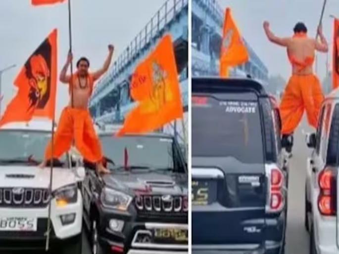 Ajay Devgan style on Scorpio comes to Taruna's armpits; The police made an argument in kanpur | स्कॉर्पिओवरील अजय देवगणस्टाईल आली तरुणाच्या अंगलट; पोलिसांनी घडवली अद्दल Ajay Devgan style on Scorpio comes to Taruna's armpits; The police made an argument in kanpur | स्कॉर्पिओवरील अजय देवगणस्टाईल आली तरुणाच्या अंगलट; पोलिसांनी घडवली अद्दल