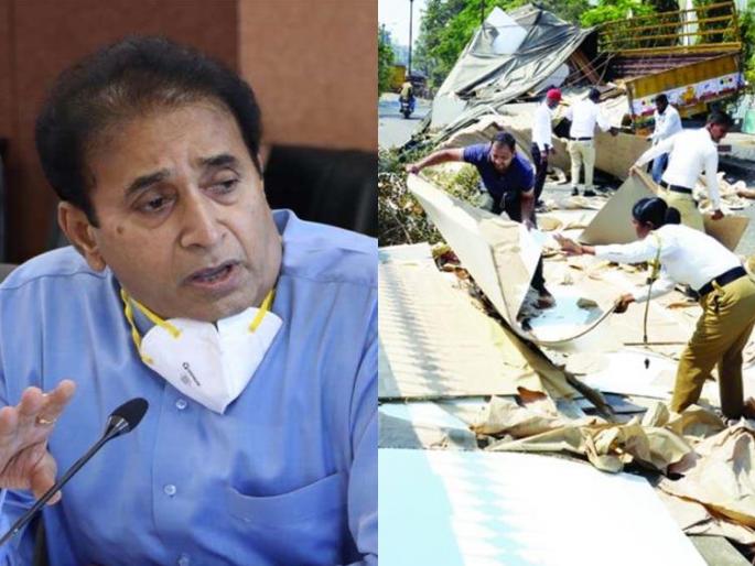 Home Minister anil deshmukh praises efficient traffic police of solapur for carrying truck loads | ट्रकचं ओझं वाहणाऱ्या कार्यतत्पर ट्रॅफिक पोलिसांचं गृहमंत्र्यांकडून कौतुक Home Minister anil deshmukh praises efficient traffic police of solapur for carrying truck loads | ट्रकचं ओझं वाहणाऱ्या कार्यतत्पर ट्रॅफिक पोलिसांचं गृहमंत्र्यांकडून कौतुक