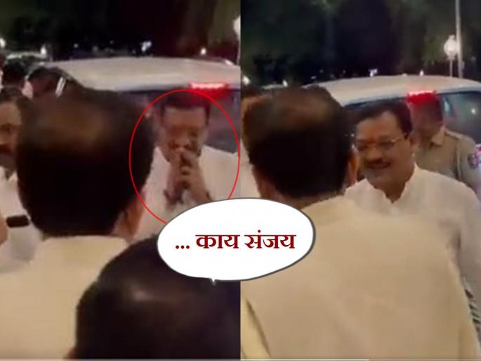 When the two 'Sanjays Raut and Sanjay Shirsat', who strongly criticize each other, meet in Sambhajinagar | एकमेकांवर जोरकसपणे टीका करणारे दोन्ही 'संजय' संभाजीनगरमध्ये भेटतात तेव्हा... When the two 'Sanjays Raut and Sanjay Shirsat', who strongly criticize each other, meet in Sambhajinagar | एकमेकांवर जोरकसपणे टीका करणारे दोन्ही 'संजय' संभाजीनगरमध्ये भेटतात तेव्हा...