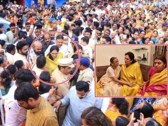 Rashmi Thackeray Ground; Visit to Sanjay Raut's house, Shiv Sena's banner also appeared | रश्मी ठाकरे मैदानात; संजय राऊतांच्या घरी भेट, शिवसेनेच्या बॅनरवरही झळकल्या Rashmi Thackeray Ground; Visit to Sanjay Raut's house, Shiv Sena's banner also appeared | रश्मी ठाकरे मैदानात; संजय राऊतांच्या घरी भेट, शिवसेनेच्या बॅनरवरही झळकल्या