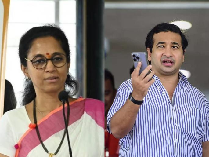 "A son who is Amar before marriage becomes Aamir after marriage", Nitesh Rane on Supriya sule | "लग्नाआधी जो मुलगा अमर असतो, तो लग्नानंतर आमीर होऊन जातो" "A son who is Amar before marriage becomes Aamir after marriage", Nitesh Rane on Supriya sule | "लग्नाआधी जो मुलगा अमर असतो, तो लग्नानंतर आमीर होऊन जातो"