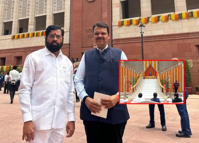 The opposition is aggressive after the removal of the statue, Chief Minister Eknath Shinde's position is clear about maharashtra sadan | पुतळा हटवल्यावरुन विरोधक आक्रमक, मुख्यमंत्री एकनाथ शिंदेंकडून भूमिका स्पष्ट The opposition is aggressive after the removal of the statue, Chief Minister Eknath Shinde's position is clear about maharashtra sadan | पुतळा हटवल्यावरुन विरोधक आक्रमक, मुख्यमंत्री एकनाथ शिंदेंकडून भूमिका स्पष्ट