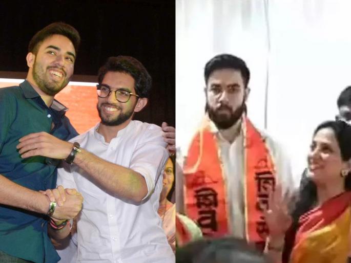 Uddhav Thackeray: Tejas Thackeray's energetic entry in Aurangabad, talk of launching in Shiv Sena | Uddhav Thackeray: स्वाभिमान सभेला तेजस ठाकरेंची दमदार एन्ट्री, शिवसेनेत लाँचिंग झाल्याची चर्चा Uddhav Thackeray: Tejas Thackeray's energetic entry in Aurangabad, talk of launching in Shiv Sena | Uddhav Thackeray: स्वाभिमान सभेला तेजस ठाकरेंची दमदार एन्ट्री, शिवसेनेत लाँचिंग झाल्याची चर्चा