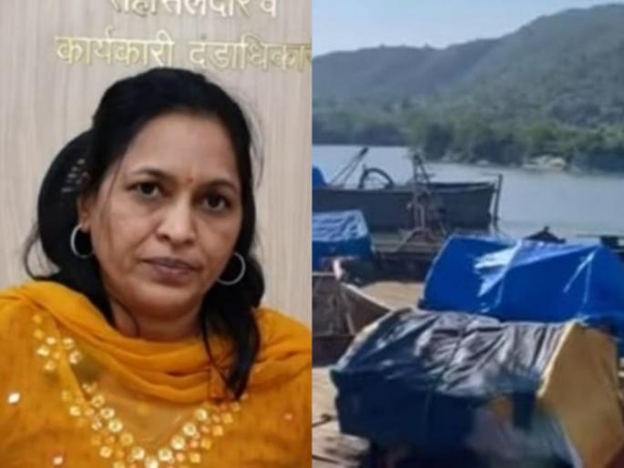 The process of cracking down on sand mafias in Vasai started with the blessings of the police | वसईत रेती माफियांवर कारवाईची संक्रात, पोलिसांच्या आशीर्वादाने सुरू होता उपसा The process of cracking down on sand mafias in Vasai started with the blessings of the police | वसईत रेती माफियांवर कारवाईची संक्रात, पोलिसांच्या आशीर्वादाने सुरू होता उपसा