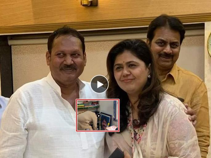 Owner of an innocent mind... Tears in Udayanraj's eyes in front photo fo gopinath munde, Pankaja Munde also got emotional | Video: निष्पाप मनाचा धनी... उदयनराजेंच्या डोळ्यात अश्रू, व्हिडिओ पाहताच पंकजा मुंडेही भावुक
