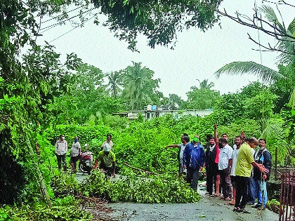 24 villages in Uran have been in darkness for three days | उरणमधील २४ गावे तीन दिवसांपासून अंधारात 24 villages in Uran have been in darkness for three days | उरणमधील २४ गावे तीन दिवसांपासून अंधारात