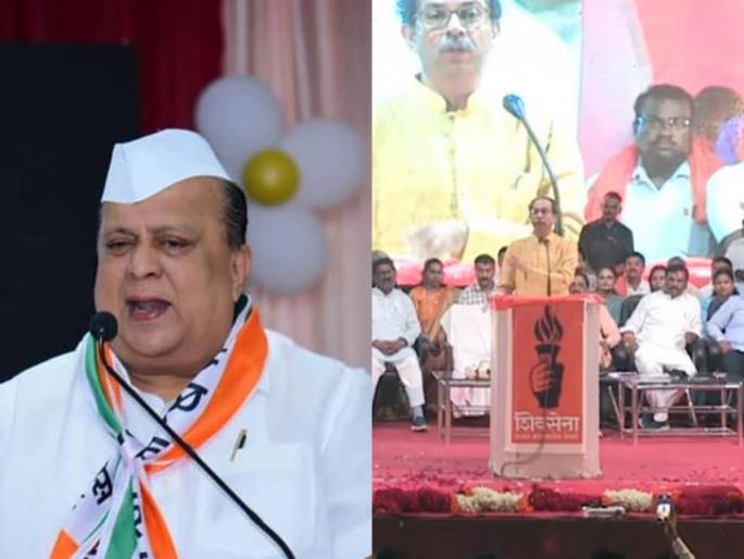 ''Whose wife said shoot us; "That's Hasan Mushrif who went with BJP.", Uddhav Thackeray on NCP | "ज्यांच्या पत्नी म्हणाल्या होत्या आम्हाला गोळ्या घाला; तेच हसन मुश्रीफ भाजपसोबत गेले" ''Whose wife said shoot us; "That's Hasan Mushrif who went with BJP.", Uddhav Thackeray on NCP | "ज्यांच्या पत्नी म्हणाल्या होत्या आम्हाला गोळ्या घाला; तेच हसन मुश्रीफ भाजपसोबत गेले"
