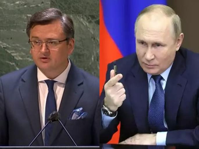 Russia-Ukraine War Crisis: After Russia's invasion of Ukraine, the Foreign Minister also appealed to the world for stop Putin | Russia-Ukraine War Crisis: रशियाच्या आक्रमणानंतर युक्रेननेही बाह्या सरसावल्या, परराष्ट्रमंत्र्यांचं जगाला आवाहन Russia-Ukraine War Crisis: After Russia's invasion of Ukraine, the Foreign Minister also appealed to the world for stop Putin | Russia-Ukraine War Crisis: रशियाच्या आक्रमणानंतर युक्रेननेही बाह्या सरसावल्या, परराष्ट्रमंत्र्यांचं जगाला आवाहन