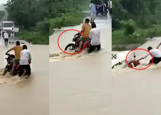Maharashtra Flood : The young man drowned while trying to save his friend's car, the video went viral | Maharashtra Flood : मित्राची गाडी वाचवण्याच्या नादात युवक बुडाला, व्हिडिओ झाला व्हायरल