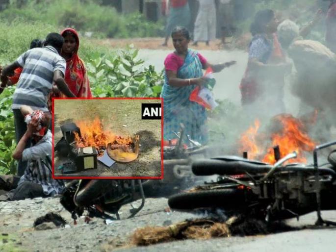Cinestyle Thriller, W. Ballot boxes were looted, burnt and even thrown into lakes in Bengal | सिनेस्टाईल थरार! प. बंगालमध्ये मतपेट्या पळवल्या, जाळल्या, तलावातही फेकल्या