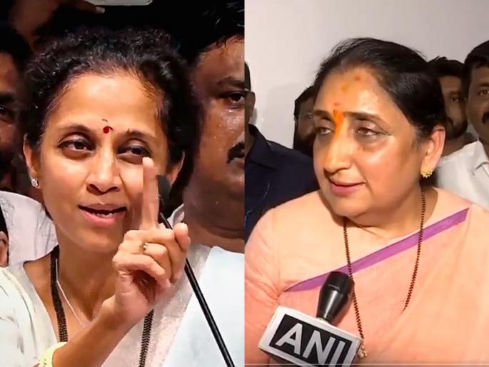 Nanand vs Bhavjay Fix in Baramati; Sunetra Pawar's candidature announced | बारामतीत नणंद विरुद्ध भावजय फिक्स; अखेर सुनेत्रा पवारांची उमेदवारी जाहीर Nanand vs Bhavjay Fix in Baramati; Sunetra Pawar's candidature announced | बारामतीत नणंद विरुद्ध भावजय फिक्स; अखेर सुनेत्रा पवारांची उमेदवारी जाहीर