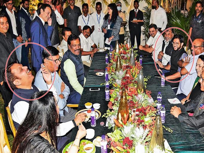 Devendra Fadnavis- Aditya Thacker's 'dinner pay talk', chats and laughter after the tension in the hall | Video: फडणवीस-ठाकरेंची 'डिनर पे चर्चा', सभागृहातील तणावानंतर गप्पा अन् हास्यविनोद Devendra Fadnavis- Aditya Thacker's 'dinner pay talk', chats and laughter after the tension in the hall | Video: फडणवीस-ठाकरेंची 'डिनर पे चर्चा', सभागृहातील तणावानंतर गप्पा अन् हास्यविनोद