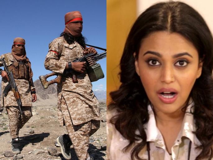 Arrest Swara Bhaskar, actress in controversy after Taliban tweet on Hindutva | स्वरा भास्करला अटक करा, हिंदुत्व दहशतवादावरील ट्विटनंतर अभिनेत्री वादाच्या भोवऱ्यात Arrest Swara Bhaskar, actress in controversy after Taliban tweet on Hindutva | स्वरा भास्करला अटक करा, हिंदुत्व दहशतवादावरील ट्विटनंतर अभिनेत्री वादाच्या भोवऱ्यात