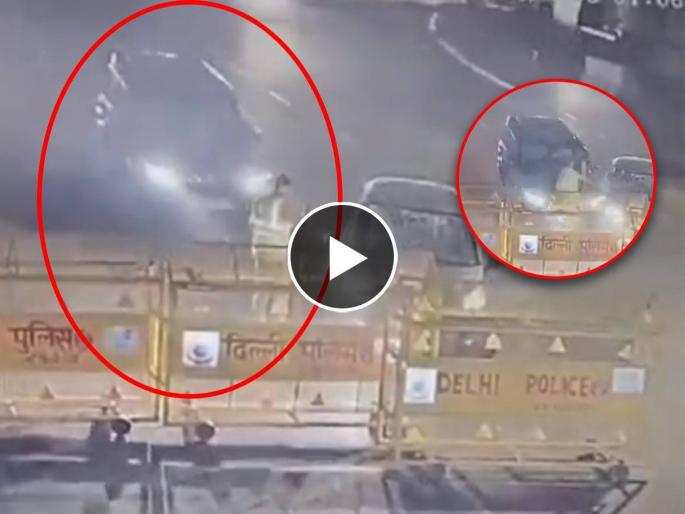 CCTV footage shows a Delhi Police personnel hit by an SUV and thrown into the air in the Connaught Place area, shocking video viral on social media | हृदयद्रावक! पोलीस हवालदाराला SUVची धडक; कित्येक फूट नेले फरफटत, अंगावर काटा आणणारे दृश्य CCTV footage shows a Delhi Police personnel hit by an SUV and thrown into the air in the Connaught Place area, shocking video viral on social media | हृदयद्रावक! पोलीस हवालदाराला SUVची धडक; कित्येक फूट नेले फरफटत, अंगावर काटा आणणारे दृश्य