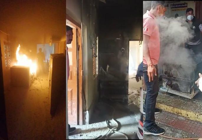 Fire breaks out at Jalgaon Primary Health Center in arvi tehsil | आर्वी तालुक्यातील जळगाव प्राथमिक आरोग्य केंद्राला आग, २ लाखांचे नुकसान Fire breaks out at Jalgaon Primary Health Center in arvi tehsil | आर्वी तालुक्यातील जळगाव प्राथमिक आरोग्य केंद्राला आग, २ लाखांचे नुकसान