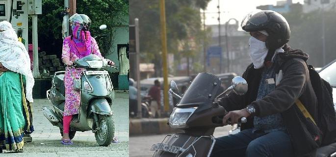 Jugaad of Nagpurkar; instead of wearing mask, dupatta-handkerchief puts on mouth | जुगाडात जुगाड नागपूरकरांचा मास्क, तोंडाला लावतात दुपट्टा, रुमाल ! Jugaad of Nagpurkar; instead of wearing mask, dupatta-handkerchief puts on mouth | जुगाडात जुगाड नागपूरकरांचा मास्क, तोंडाला लावतात दुपट्टा, रुमाल !