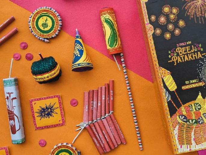 ecofriendly Seeds crackers alternative to fire crackers in the market for diwali 2021 | 'हा' फटका लावताच यातून उगवतात झाडं आणि भाज्या! ecofriendly Seeds crackers alternative to fire crackers in the market for diwali 2021 | 'हा' फटका लावताच यातून उगवतात झाडं आणि भाज्या!