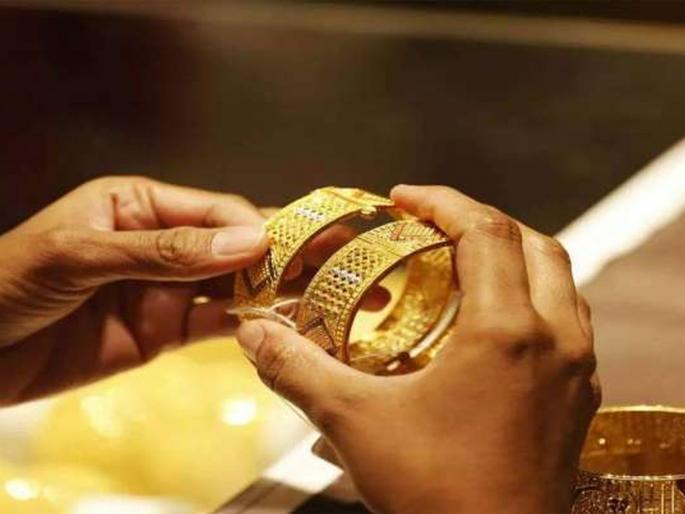 Gold Rates Today: After a day of shining, gold fall again; instant know today's rate | Gold Rates Today एका दिवसासाठीच चमकले! सोने पुन्हा घसरले; झटपट जाणून घ्या आजचा दर Gold Rates Today: After a day of shining, gold fall again; instant know today's rate | Gold Rates Today एका दिवसासाठीच चमकले! सोने पुन्हा घसरले; झटपट जाणून घ्या आजचा दर