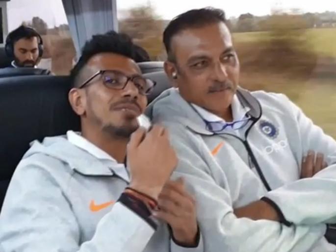 ICC World Cup 2019 : Watch: Ravi Shastri tells Yuzvendra Chahal 'I am still young | ICC World Cup 2019 : अभी तो मै जवान हूं!, असं का म्हणाले शास्त्री गुरुजी? पाहा व्हिडीओ