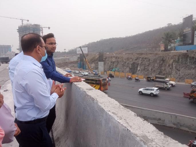 Despite spending crores of rupees, the problem in Chandni Chowk was still 'as is'. | Chandani Chowk Pune | कोट्यवधी रुपये खर्चूनही चांदणी चौकातील कोंडी अद्यापही ‘जैसे थे’ Despite spending crores of rupees, the problem in Chandni Chowk was still 'as is'. | Chandani Chowk Pune | कोट्यवधी रुपये खर्चूनही चांदणी चौकातील कोंडी अद्यापही ‘जैसे थे’