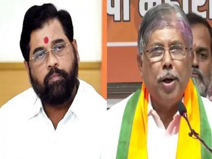There is no proposal from BJP to Eknath Shinde yet, clear from Chandrakant Patil | एकनाथ शिंदेंना भाजपकडून अद्याप कोणताही प्रस्ताव नाही, चंद्रकांत पाटलांकडून स्पष्टीकरण There is no proposal from BJP to Eknath Shinde yet, clear from Chandrakant Patil | एकनाथ शिंदेंना भाजपकडून अद्याप कोणताही प्रस्ताव नाही, चंद्रकांत पाटलांकडून स्पष्टीकरण