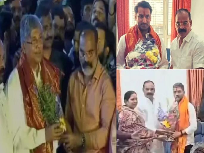 Chandrakant Patil's honor from Gangster Gaja Marane, after NCP, now BJP's connection, Pune | चंद्रकांत पाटलांचा कुख्यात गुंडाकडून सत्कार, राष्ट्रवादीनंतर आता भाजपचेही गजा मारणे कनेक्शन! Chandrakant Patil's honor from Gangster Gaja Marane, after NCP, now BJP's connection, Pune | चंद्रकांत पाटलांचा कुख्यात गुंडाकडून सत्कार, राष्ट्रवादीनंतर आता भाजपचेही गजा मारणे कनेक्शन!