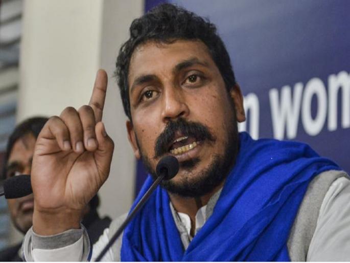 Know your strength, RSS wants to steal your votes: Chandrasekhar Azad | तुमची ताकद ओळखा, आरएसएस तुमची मते लुटू इच्छित आहे : चंद्रशेखर आजाद Know your strength, RSS wants to steal your votes: Chandrasekhar Azad | तुमची ताकद ओळखा, आरएसएस तुमची मते लुटू इच्छित आहे : चंद्रशेखर आजाद