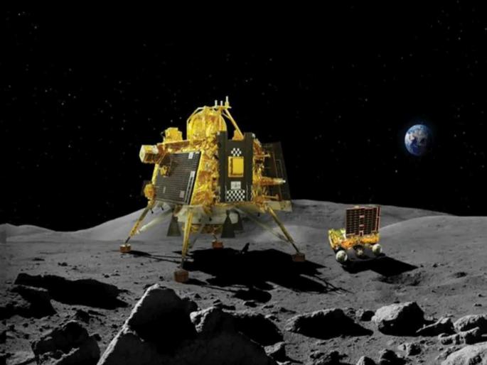 Chandrayaan-3 lands in oldest lunar crater; Scientists Analyzed, Crater 3.85 Billion Years Old? | चंद्राच्या सर्वात प्राचीन विवरात उतरले चांद्रयान-3; शास्त्रज्ञांनी केले विश्लेषण, विवर ३.८५ अब्ज वर्षे जुने? Chandrayaan-3 lands in oldest lunar crater; Scientists Analyzed, Crater 3.85 Billion Years Old? | चंद्राच्या सर्वात प्राचीन विवरात उतरले चांद्रयान-3; शास्त्रज्ञांनी केले विश्लेषण, विवर ३.८५ अब्ज वर्षे जुने?