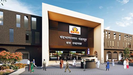 Naval Chandrabhaga Bus Stand at Pandharpur will be spread over 34 platforms | पंढरपुरात ३४ फलाटांचे होणार नवीन चंद्रभागा बसस्थानक