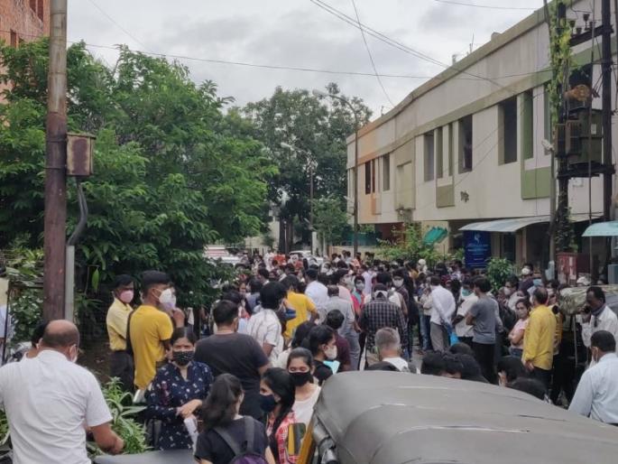 Huge confusion in ‘Nata’ exams in Nagpur | नागपुरात ‘नाटा’च्या परीक्षेत प्रचंड गोंधळ Huge confusion in ‘Nata’ exams in Nagpur | नागपुरात ‘नाटा’च्या परीक्षेत प्रचंड गोंधळ