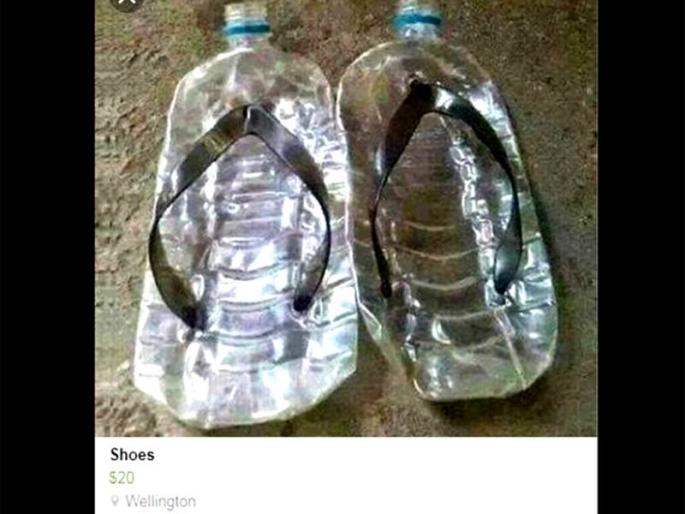Newzealand Woman sells chappals made from plastic bottles online for rs 1400 | न्यूझीलॅंडची महिला करतीये 'या' जुगाडू चप्पलेची विक्री, किंमत वाचून व्हाल थक्क!